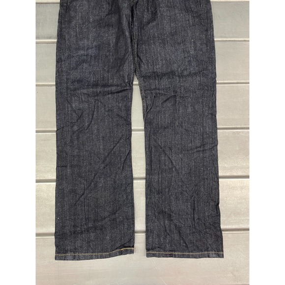 Levis 514 Straight Leg Jeans Mens 33x30 Blue Dark Wash Denim 100% Cotton - Picture 5 of 16